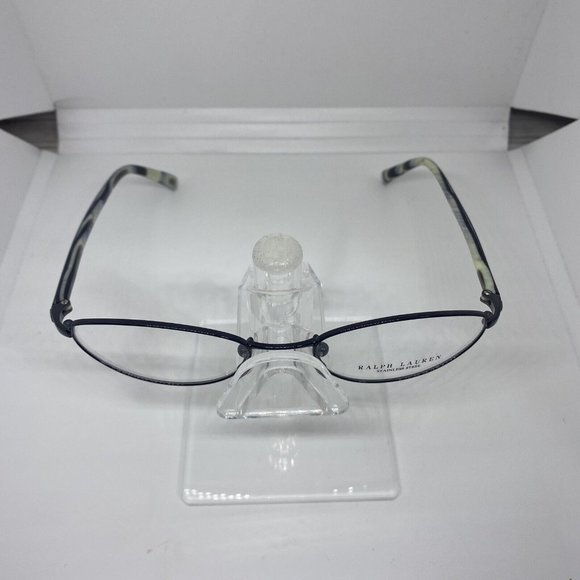 NWT Ralph Lauren RL1370 01J0  Eyeglasses Frame 48-17-130 Gloss Black Stainless